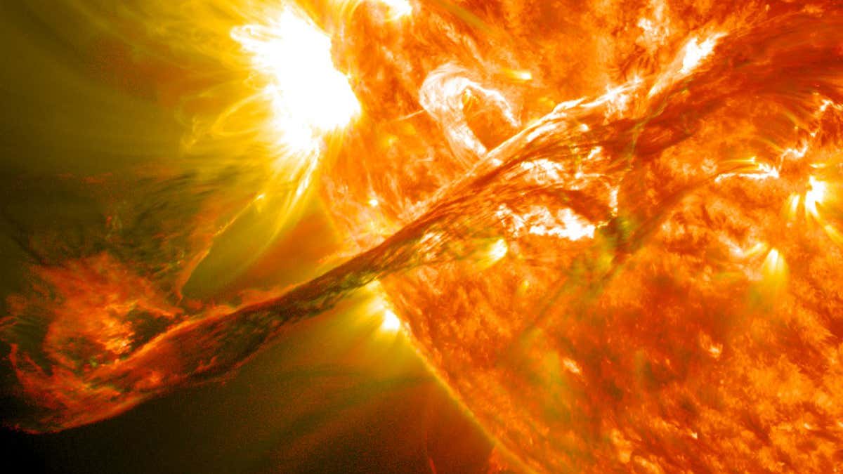 Coronal mass ejections: Huge plasma cloud observed on a sun ...