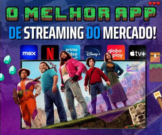 O melhor app de streaming do mercado: Max, Netflix, Prime Video, Disney+, GloboPlay, Apple TV+