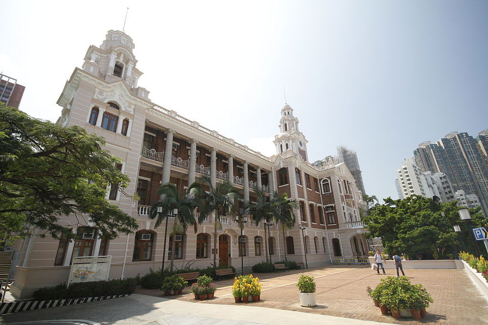 The historic Main Building of the University of Hong Kong, a prominent landmark of the institution