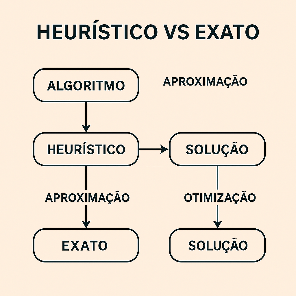 Comparação entre algoritmos exatos e heurísticos em otimização