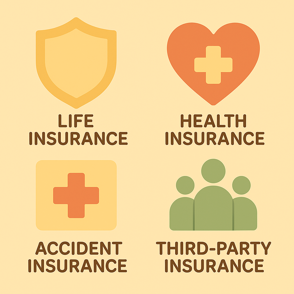 Illustration for insurance types blog post