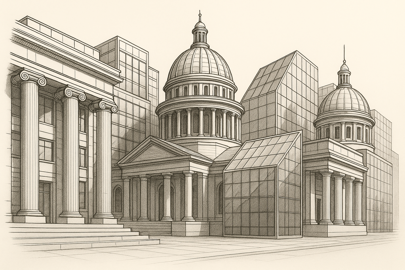 Influence of Classical Architecture in 21st Century Buildings