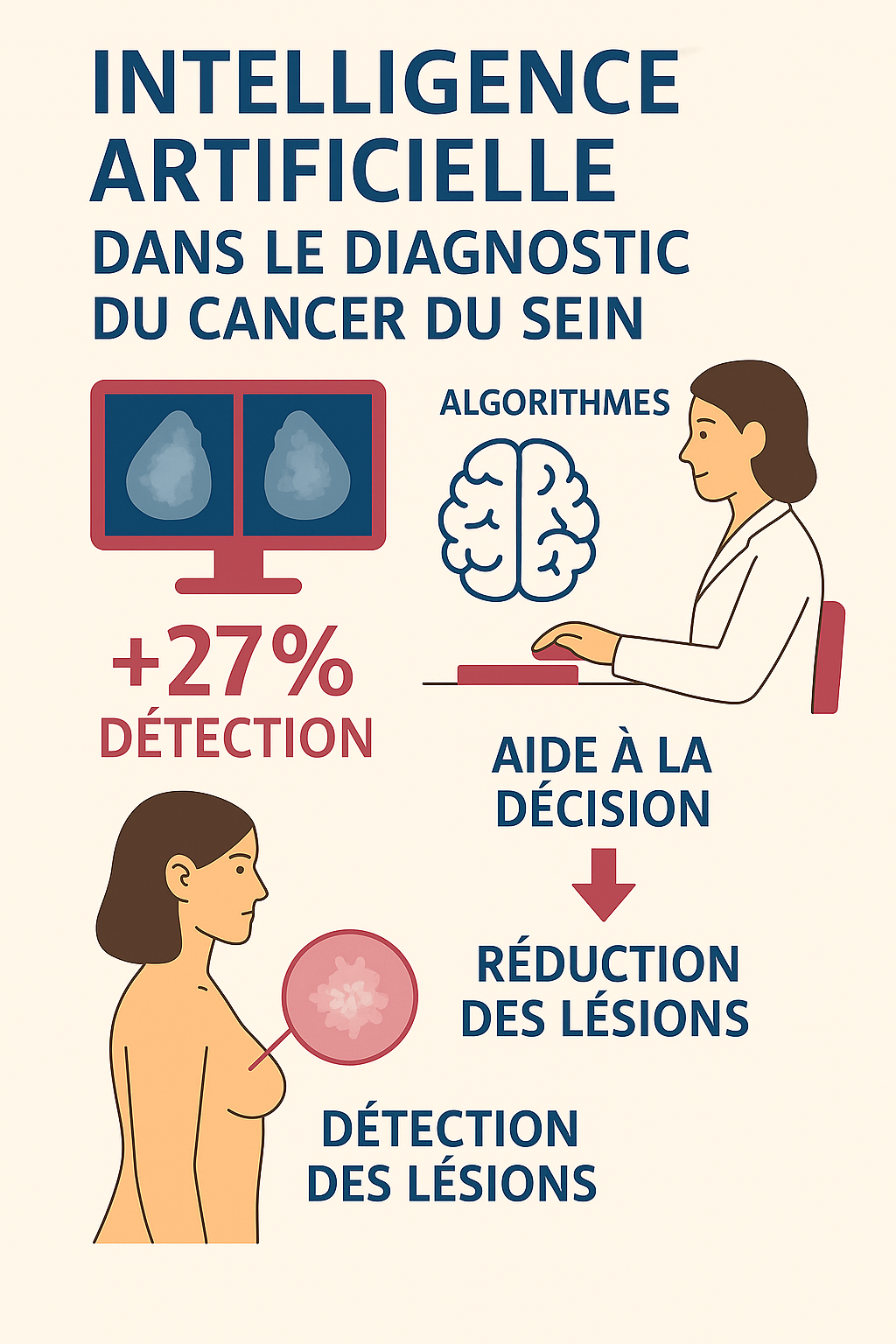 Rôle de l'intelligence artificielle dans le diagnostic du cancer du sein