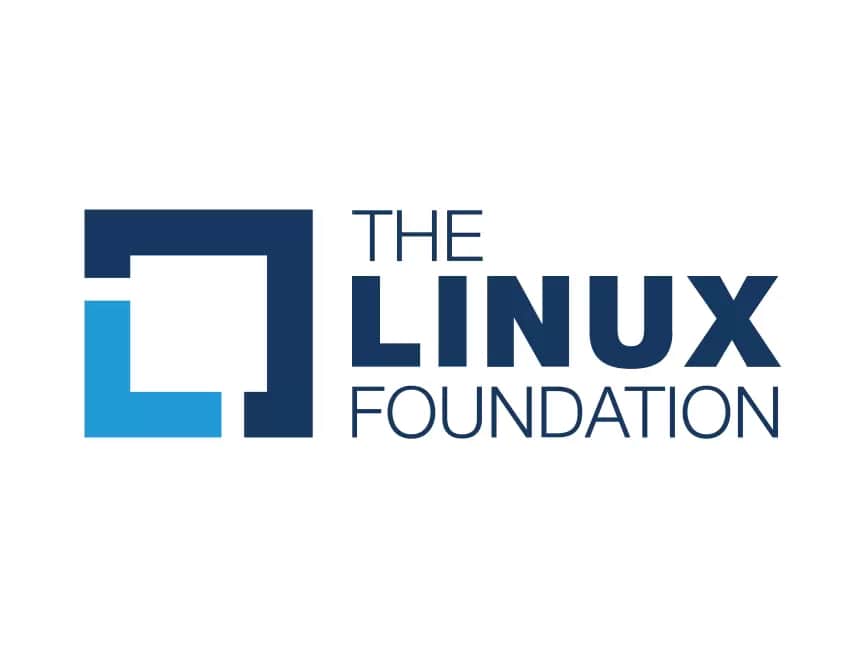 The Linux Foundation logo, an organization central to the development and updates of the Linux kernel.