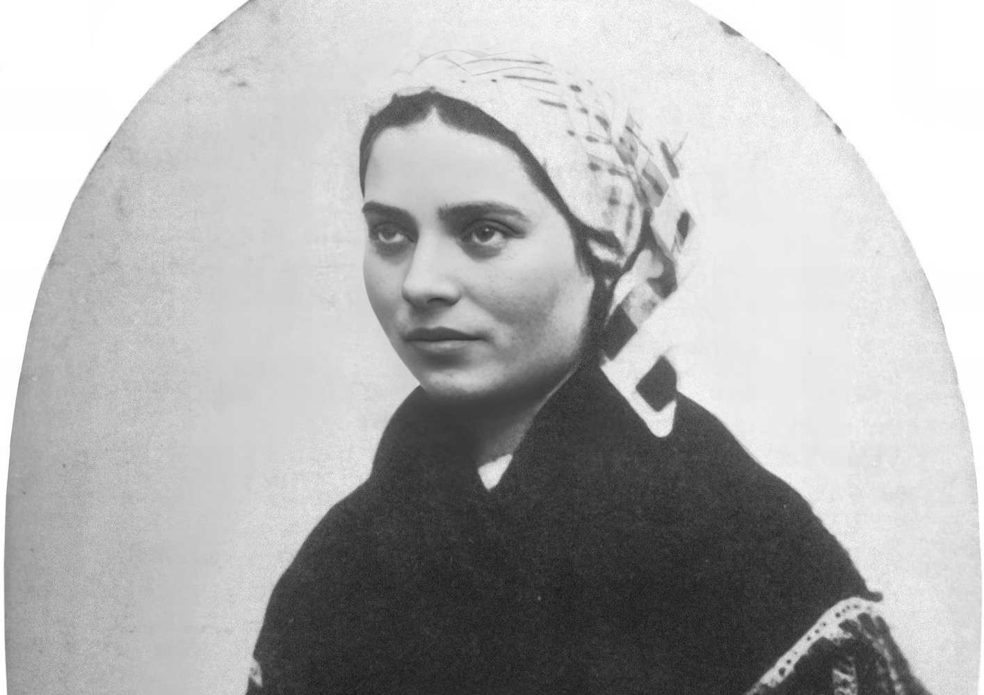 Bernadette Soubirous in an 1863 portrait
