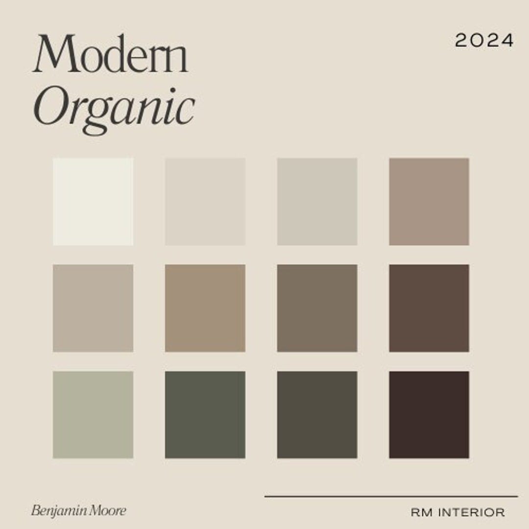 Modern Organic Paint Palette