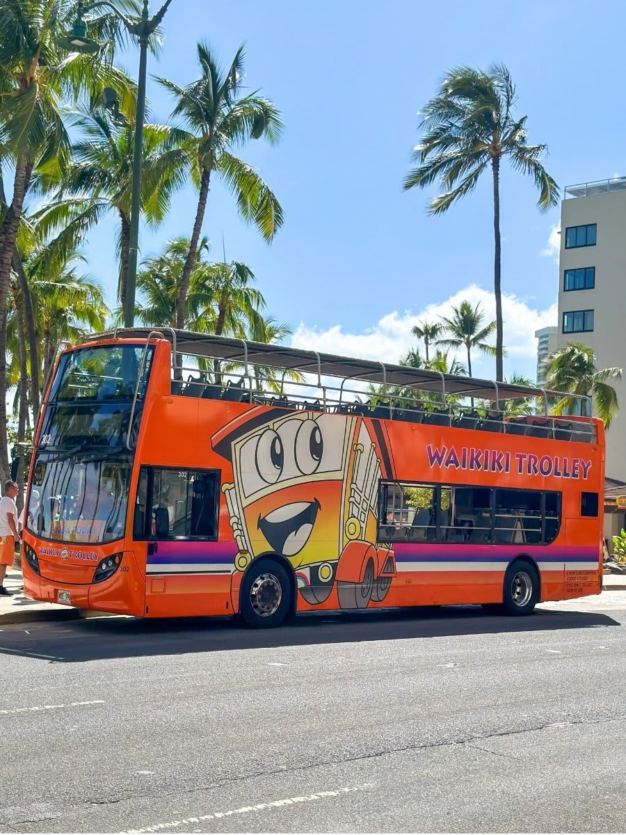 Waikiki Trolley offers a scenic and convenient way for tourists to explore Oahu without renting a car