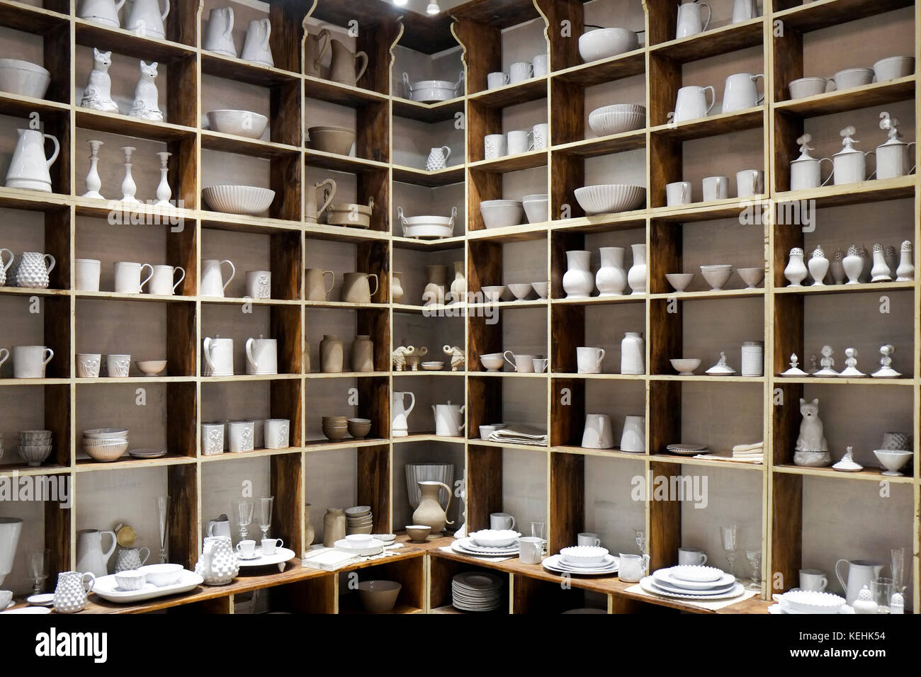 Pottery display