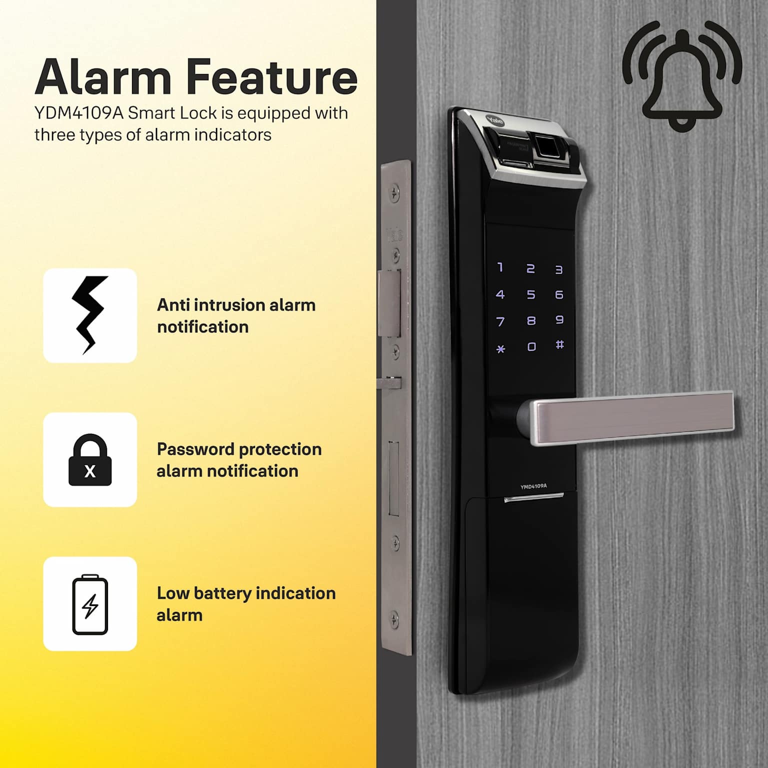 WiFi Smart Biometric Cam Door Lock