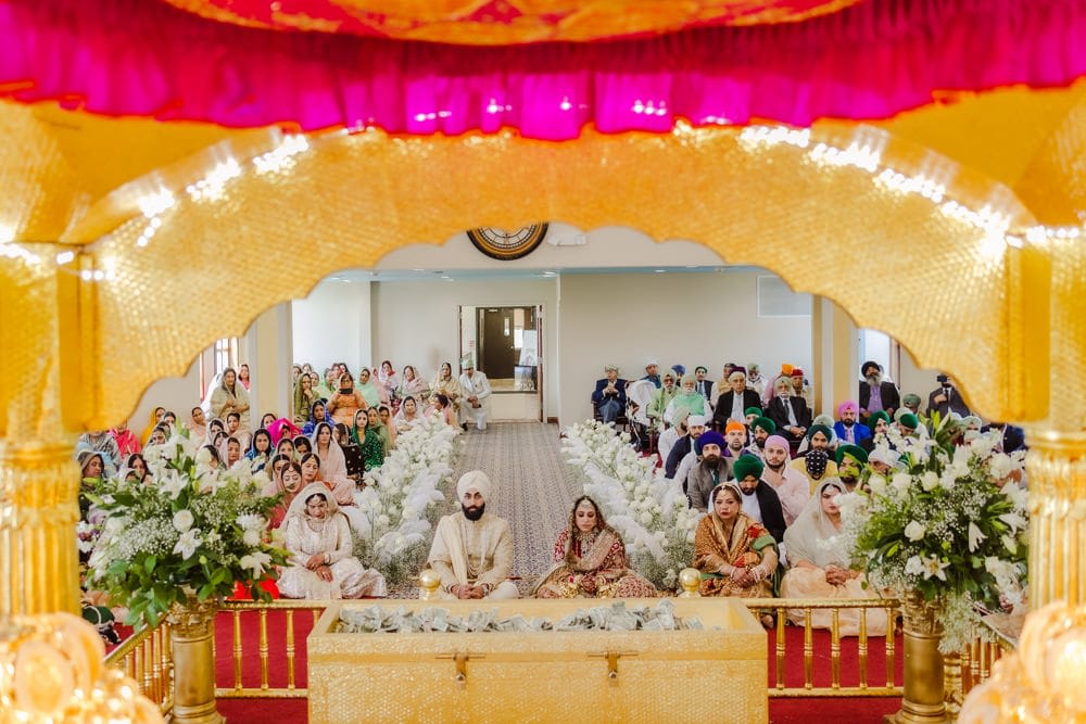 Sikh wedding ceremony in Gurdwara