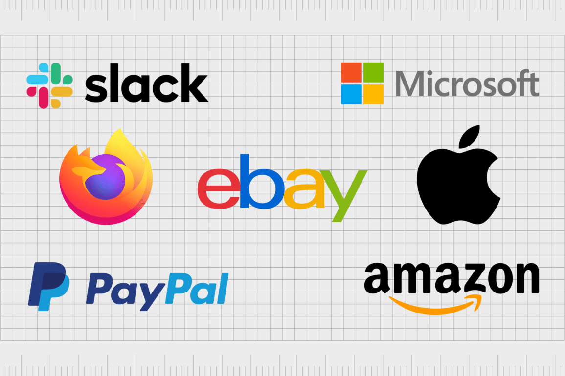 Logos of major tech companies often discussed in the context of stock splits and investing in the US market