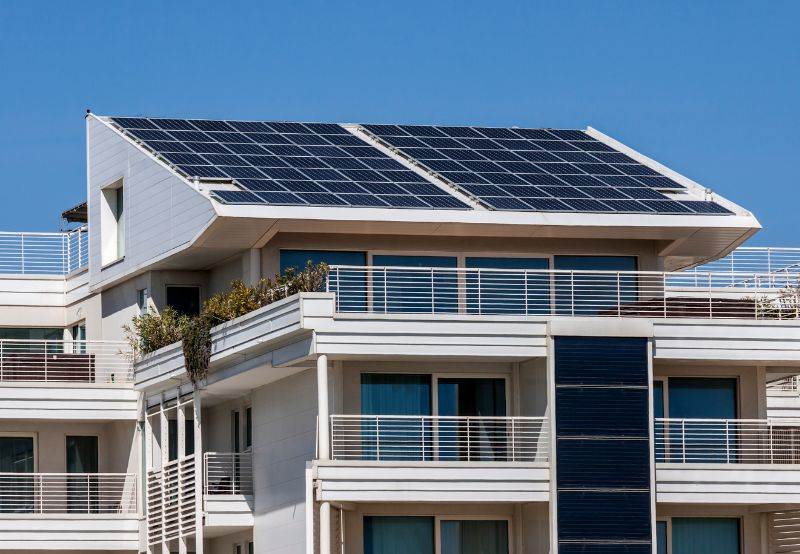 Modern Residential Villa Solar Installation in India