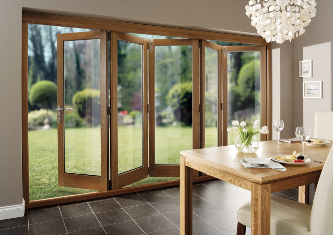 UPVC bi-fold doors