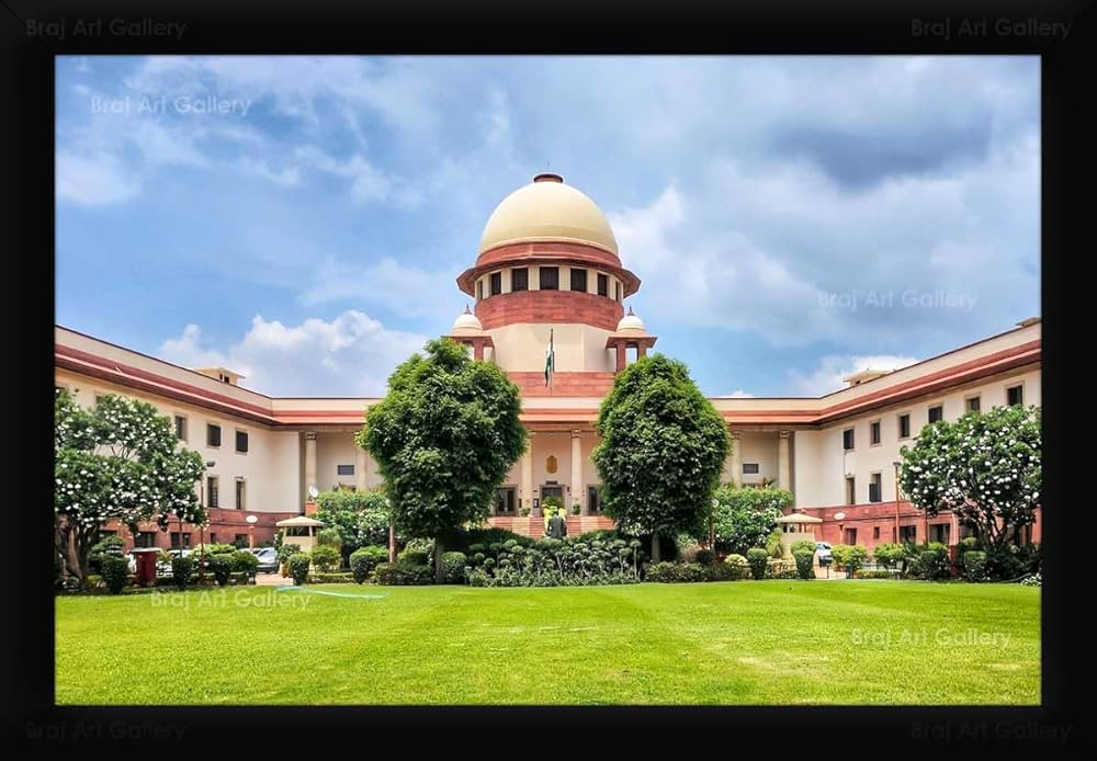 Supreme Court of India building, symbolizing constitutional authority and justice in India