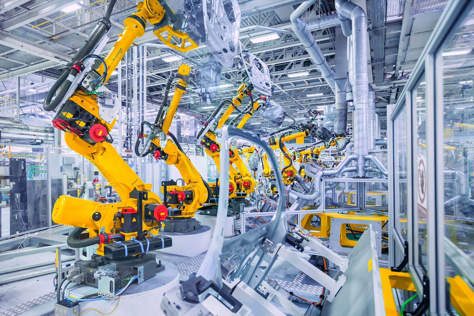 Modern manufacturing facility