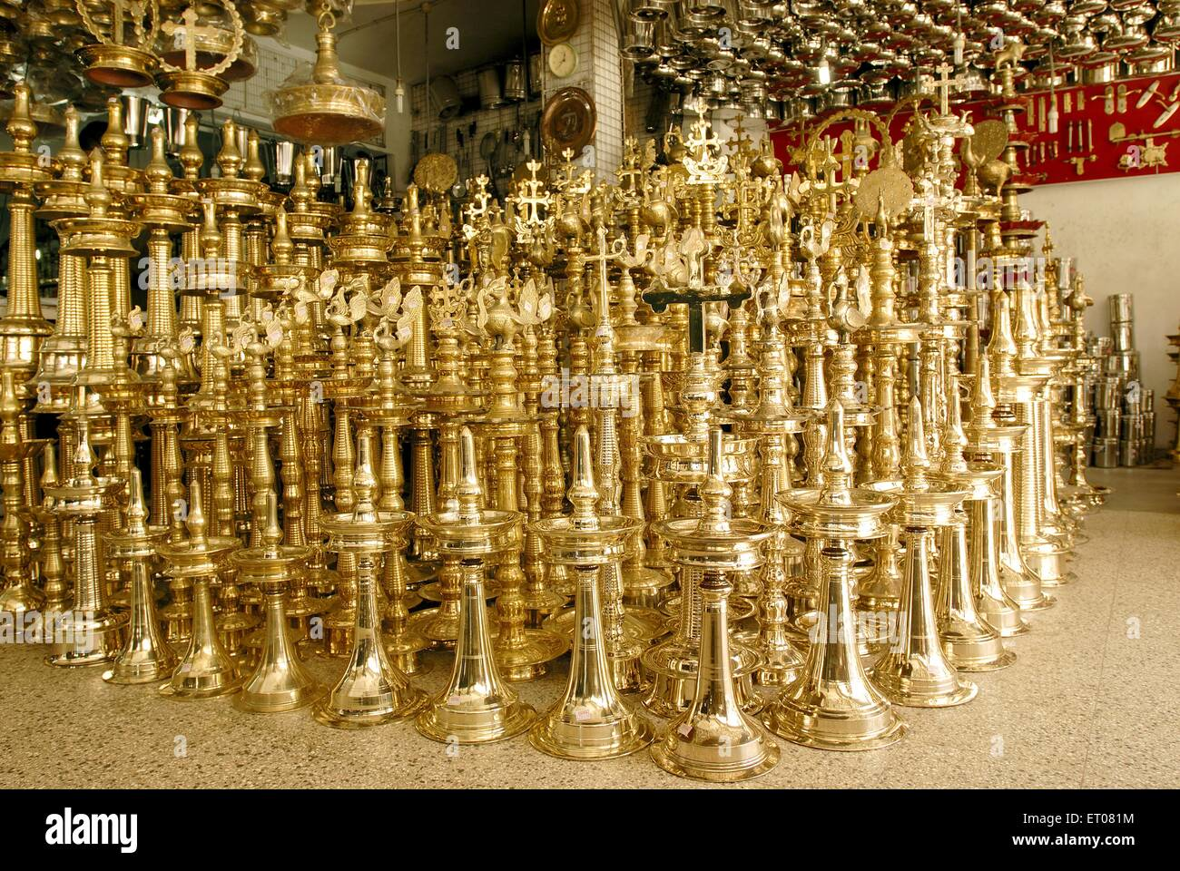 Traditional Kerala Brass Lamps