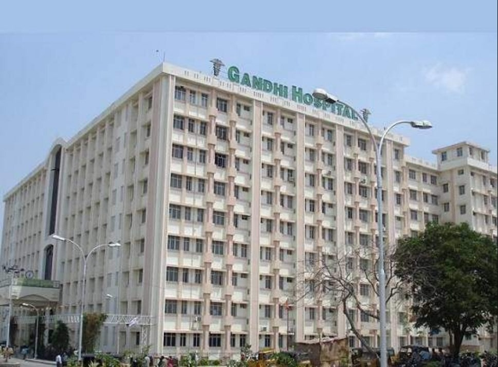 Gandhi Hospital in Hyderabad, a prominent government hospital providing advanced healthcare services