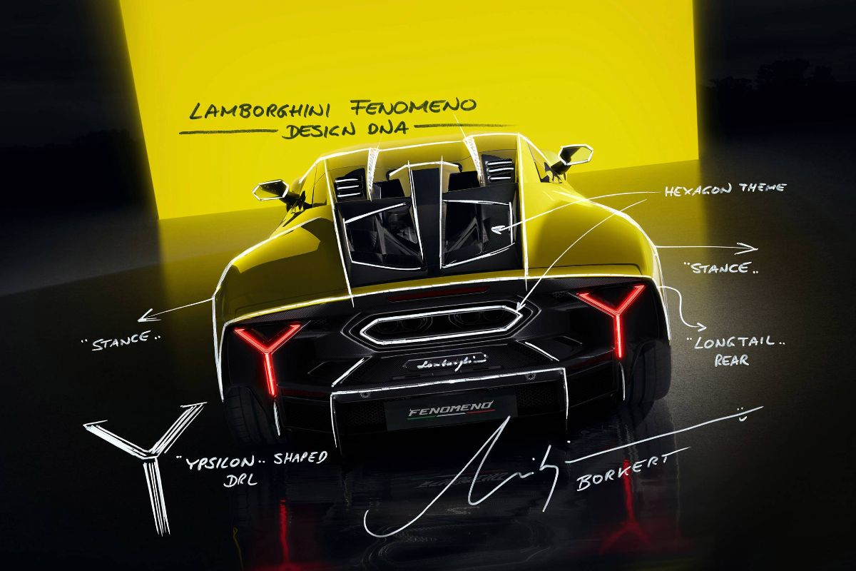 Lamborghini Fenomeno back view