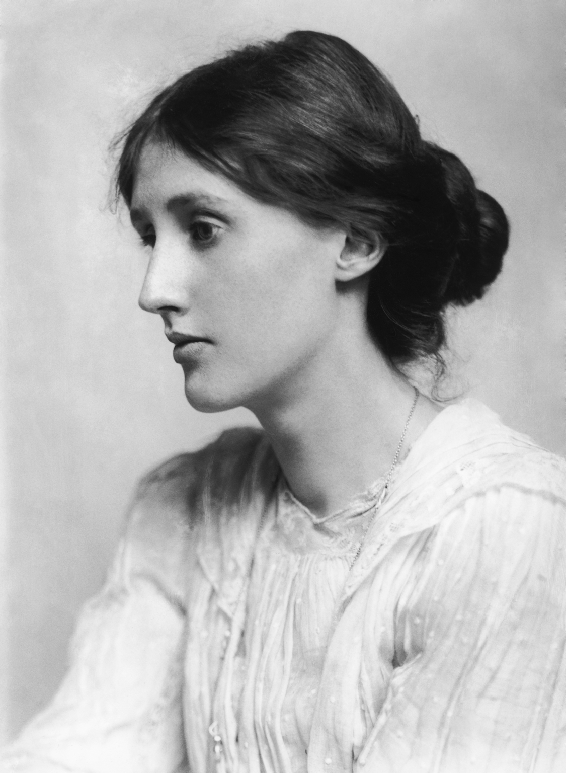 Portrait of Virginia Woolf, a key figure in modernist literature, exemplifying early 20th-century literary culture