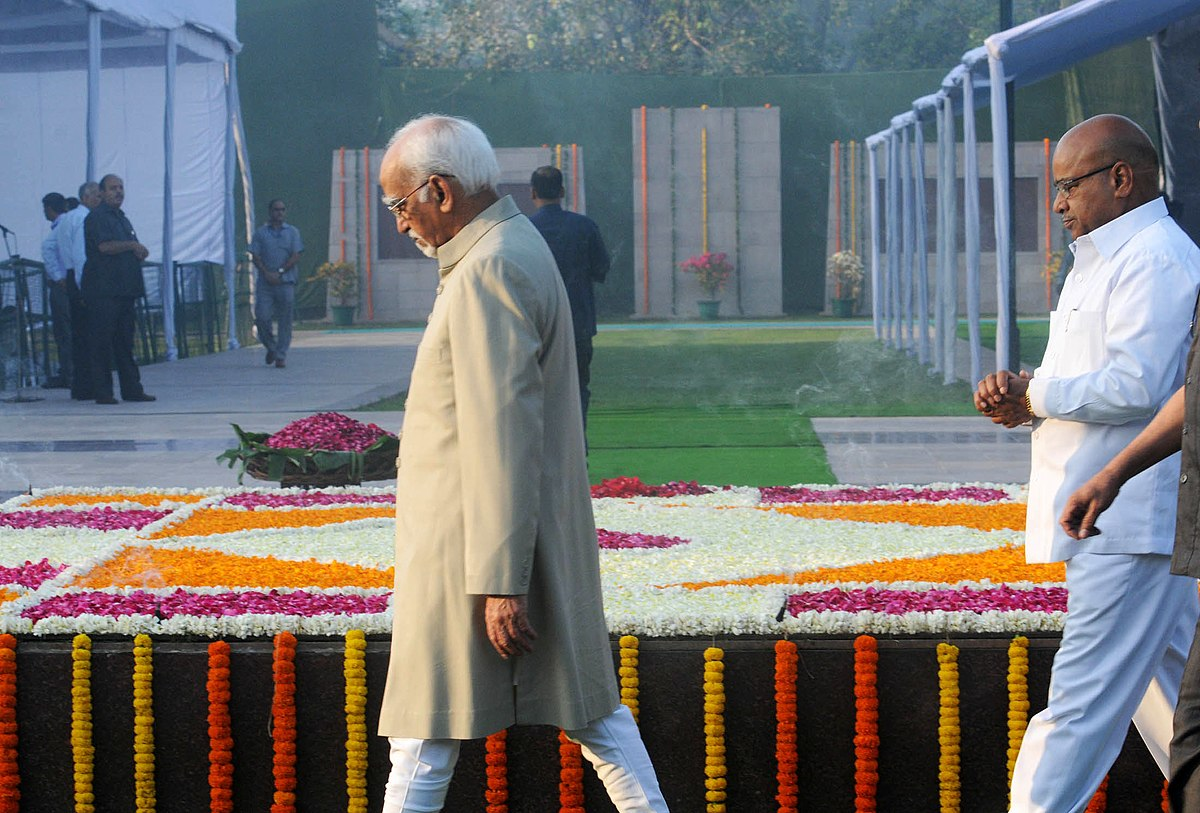 Ceremonial tribute at Samta Sthal, the memorial dedicated to Jagjivan Ram in Delhi