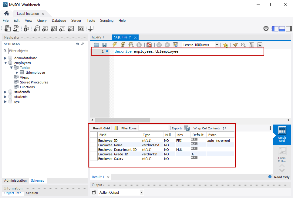 MySQL Database