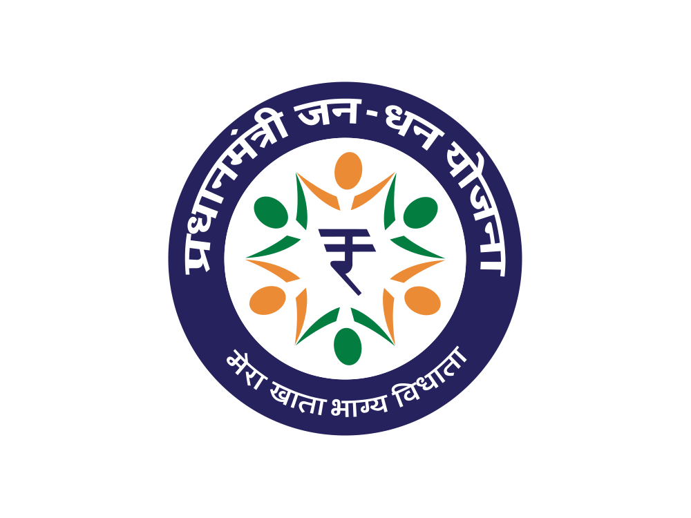 Official logo of Pradhan Mantri Jan Dhan Yojana (PMJDY), symbolizing financial inclusion and empowerment in India