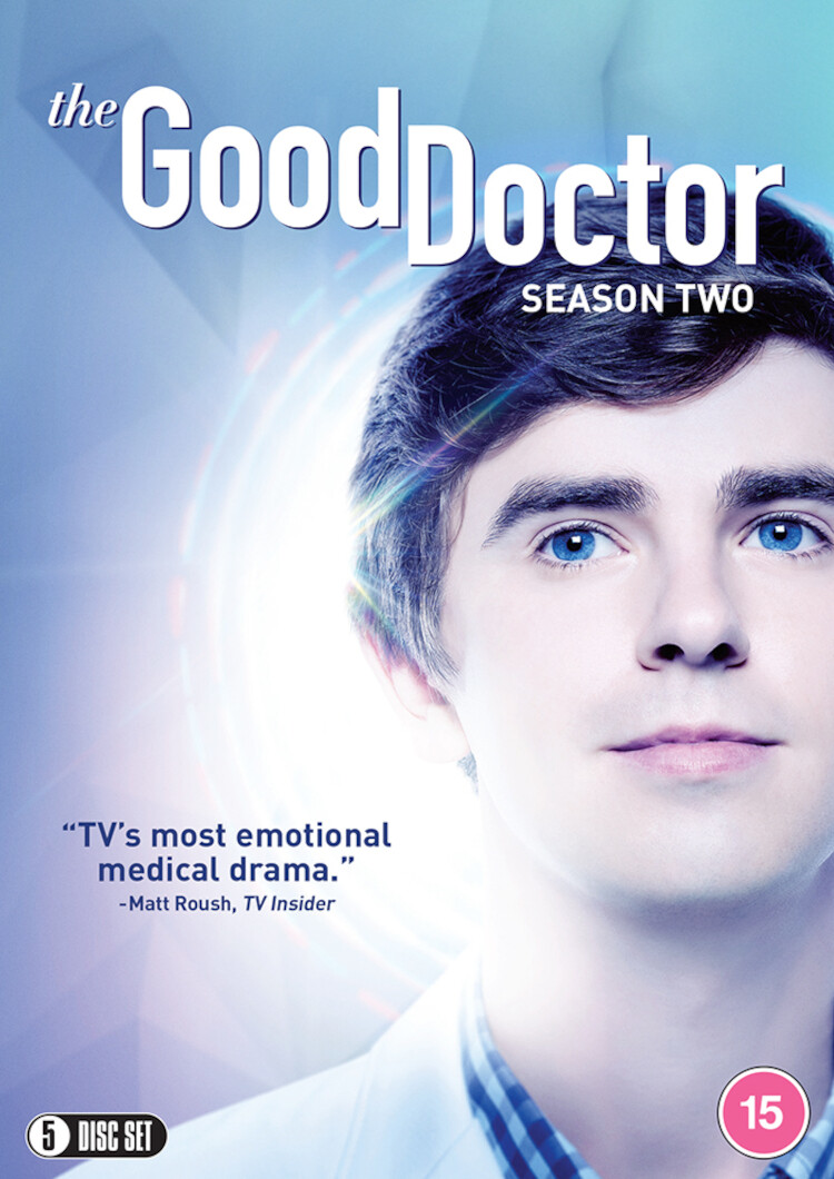 Poster for season two of the medical drama TV show "The Good Doctor," described as "TV's most emotional medical drama."