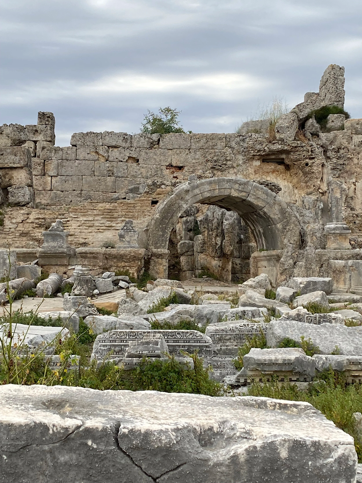 Ruins of an ancient biblical-era site in Turkey, evoking historical and spiritual travel experiences connected to early Christianity