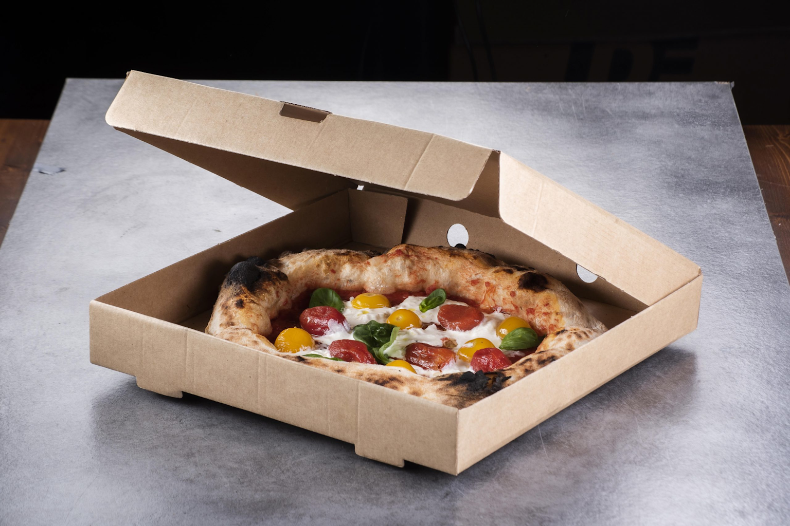 Pizza in scatola eco-friendly