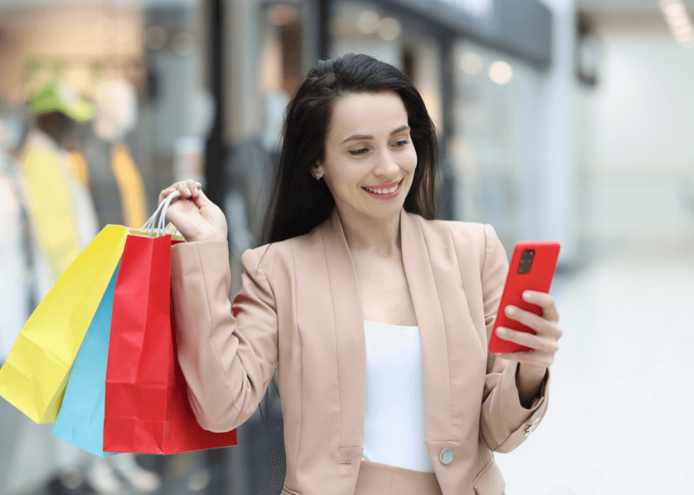Shopping online e offline