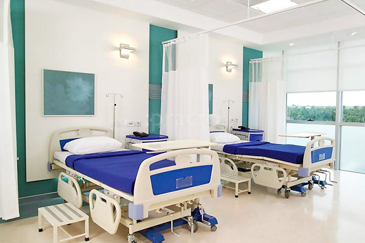 Hospital room with modern medical beds and facilities in Salt Lake City, Kolkata