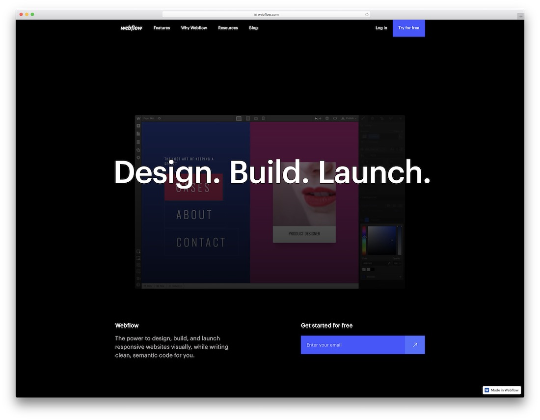 Webflow Builder