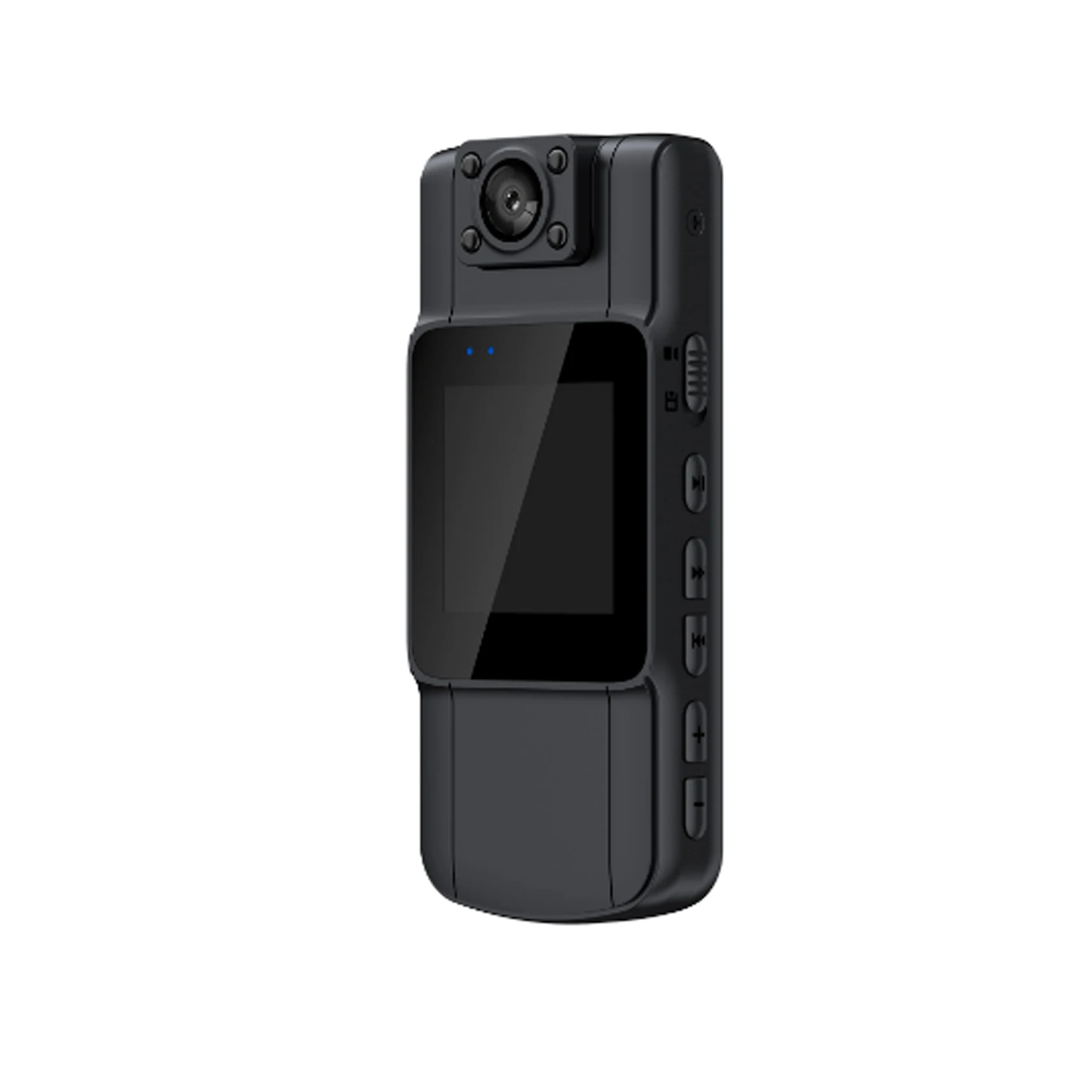L11 body camera with HD video recording, display screen, and control buttons for law enforcement use