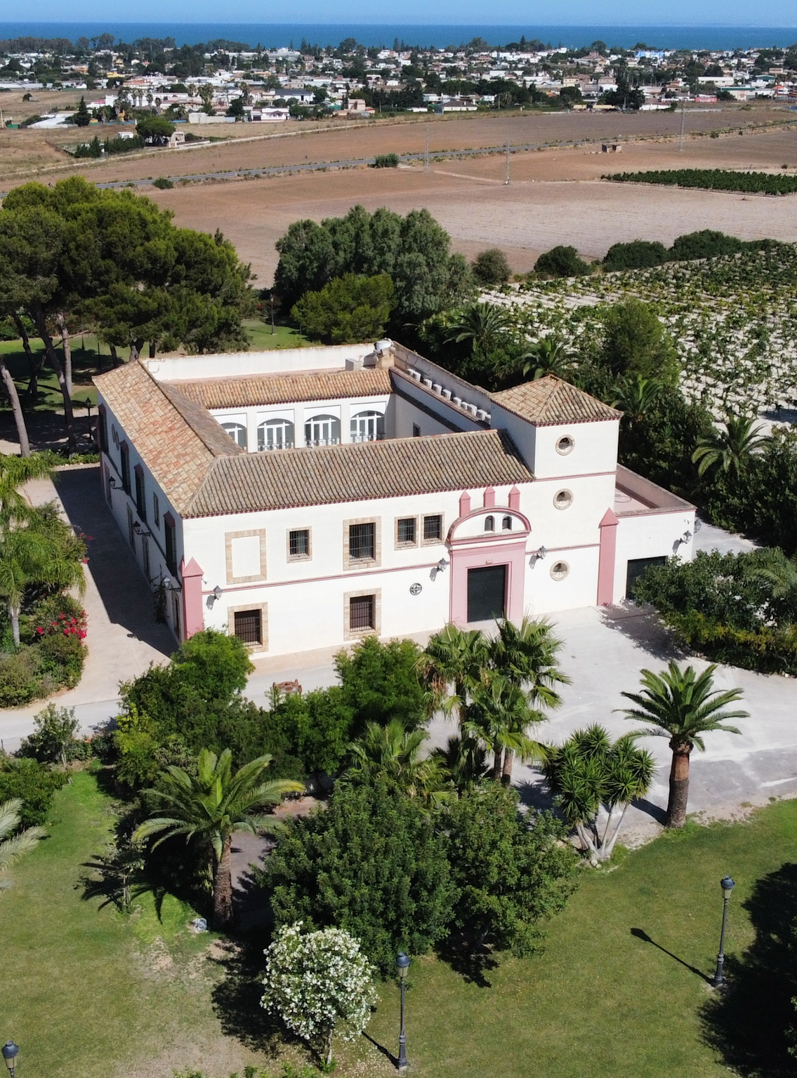 Vista panorámica de la Hacienda el Charruado