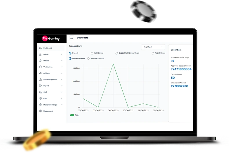 Player Account Management Dashboard
