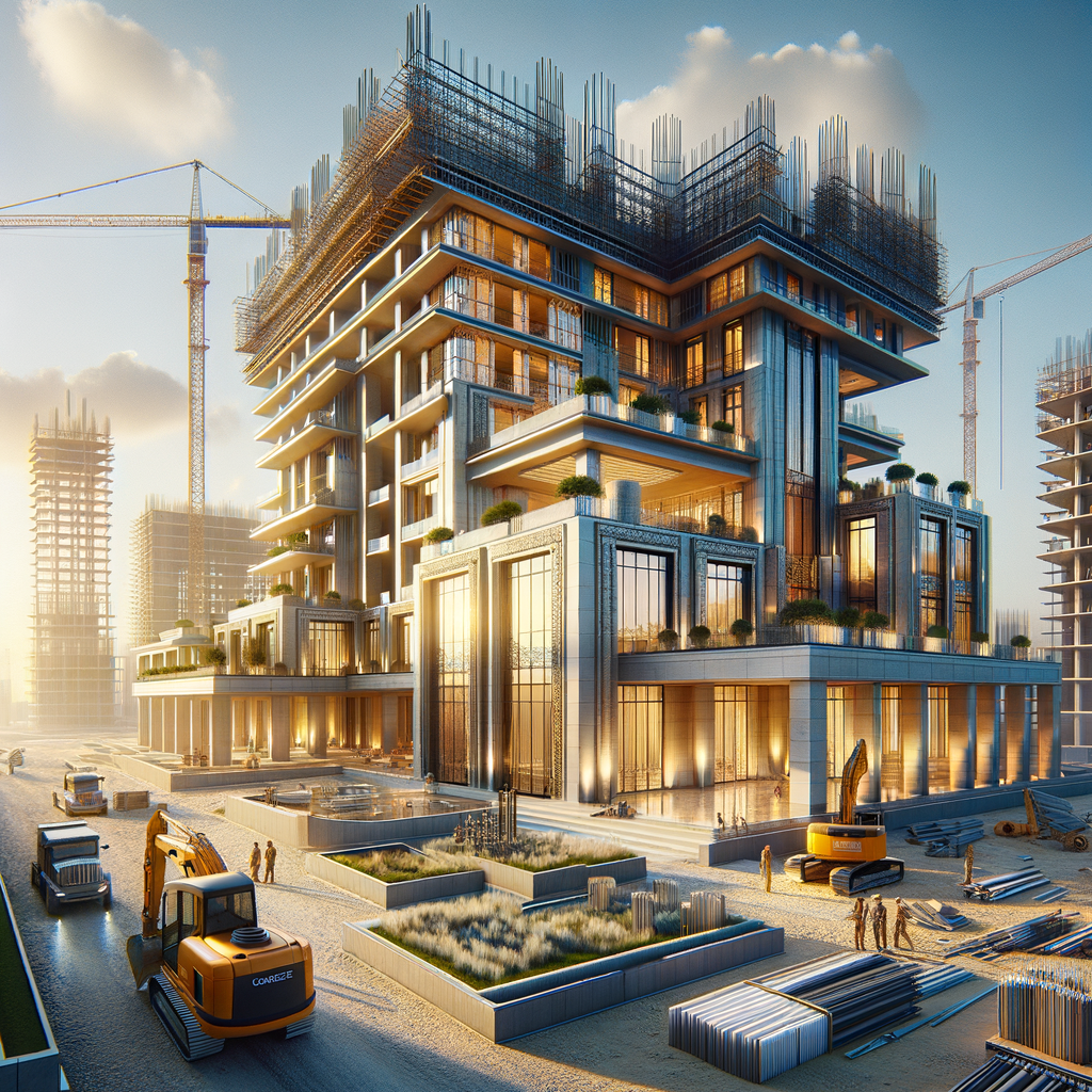 Construção moderna de alto padrão
