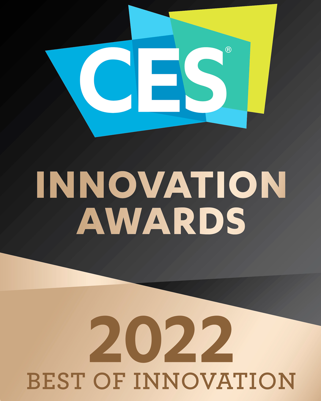 CES 2022 Best of Innovation award banner showcasing recognized innovations