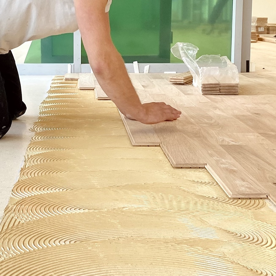 Pose de revêtements de sols