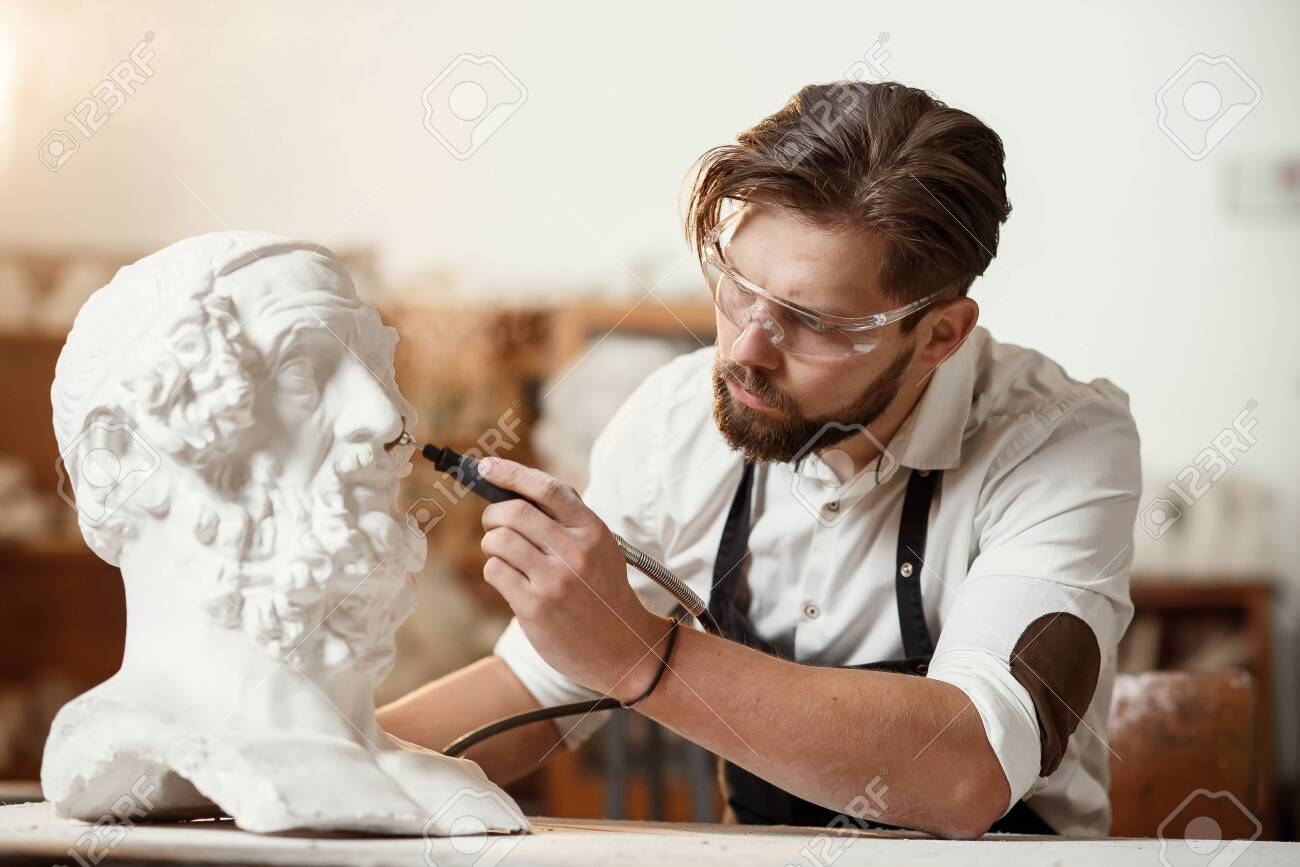 José María Sánchez trabajando