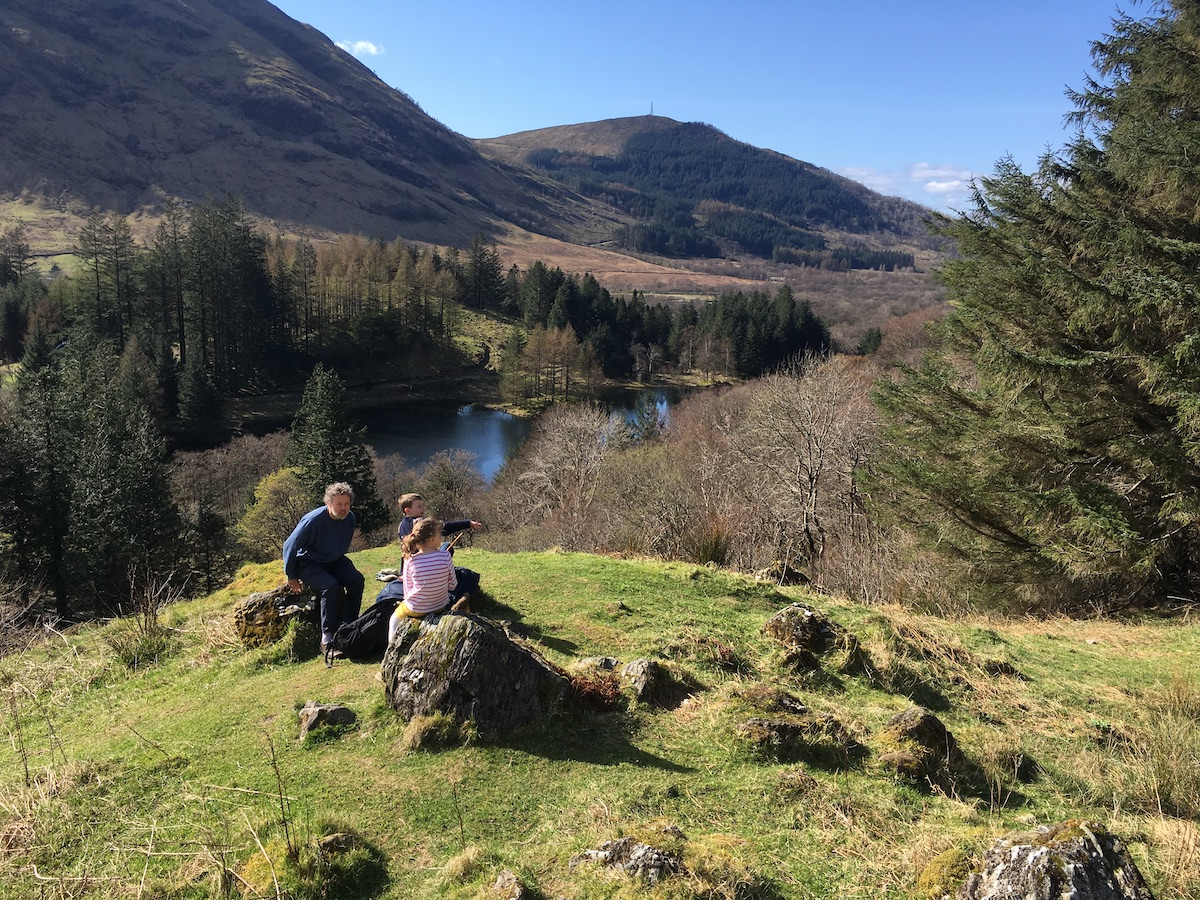 Glen Coe in Scotland, a real-life landscape evoking the magical ambiance of Middle Earth and Hagrid's hut surroundings