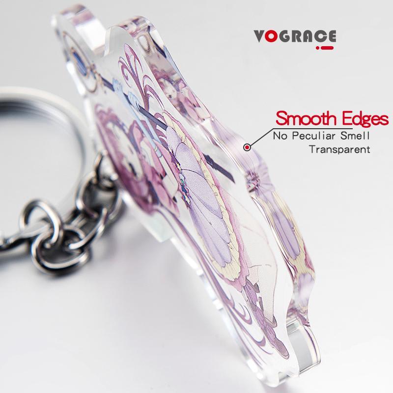 Clear Transparent Keychain