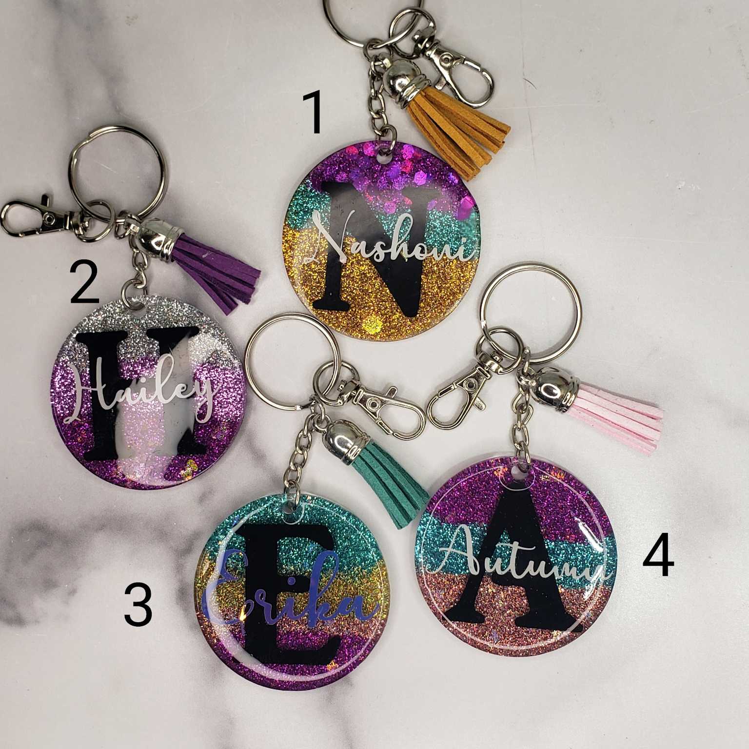 Monogram Personalized Keychains