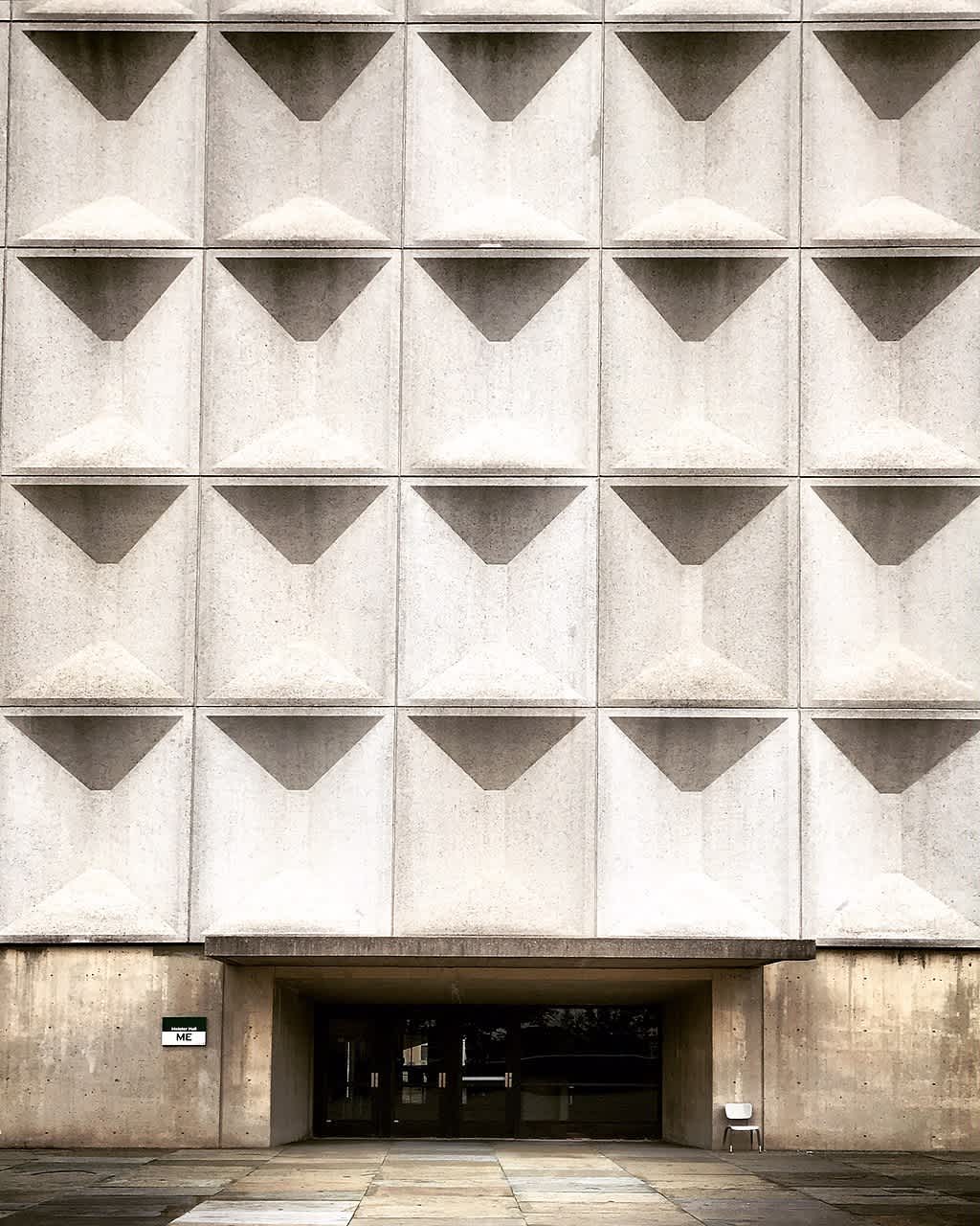 Concrete facade texture