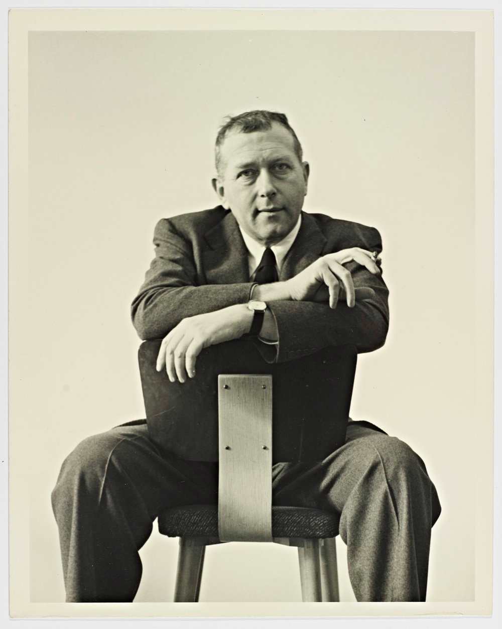 Marcel Breuer portrait with chair