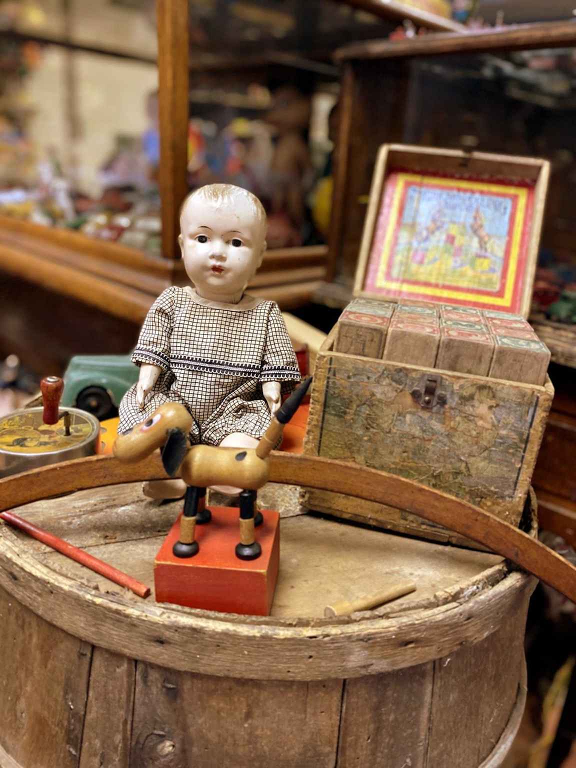 Antique toy collection