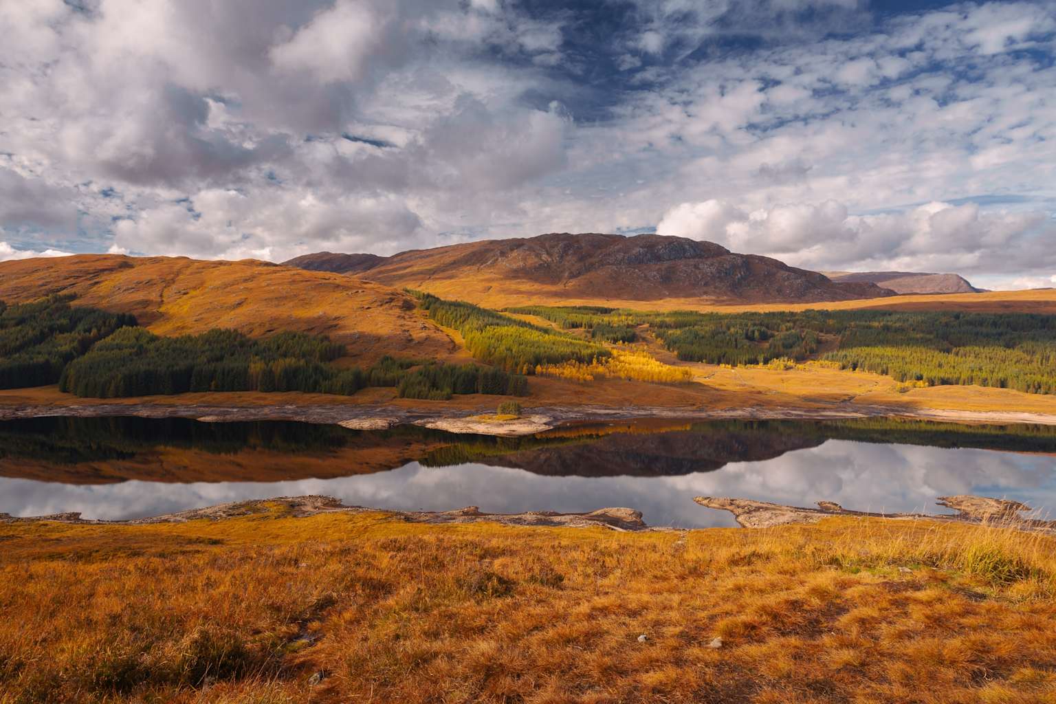 Scotland autumn highlands colors