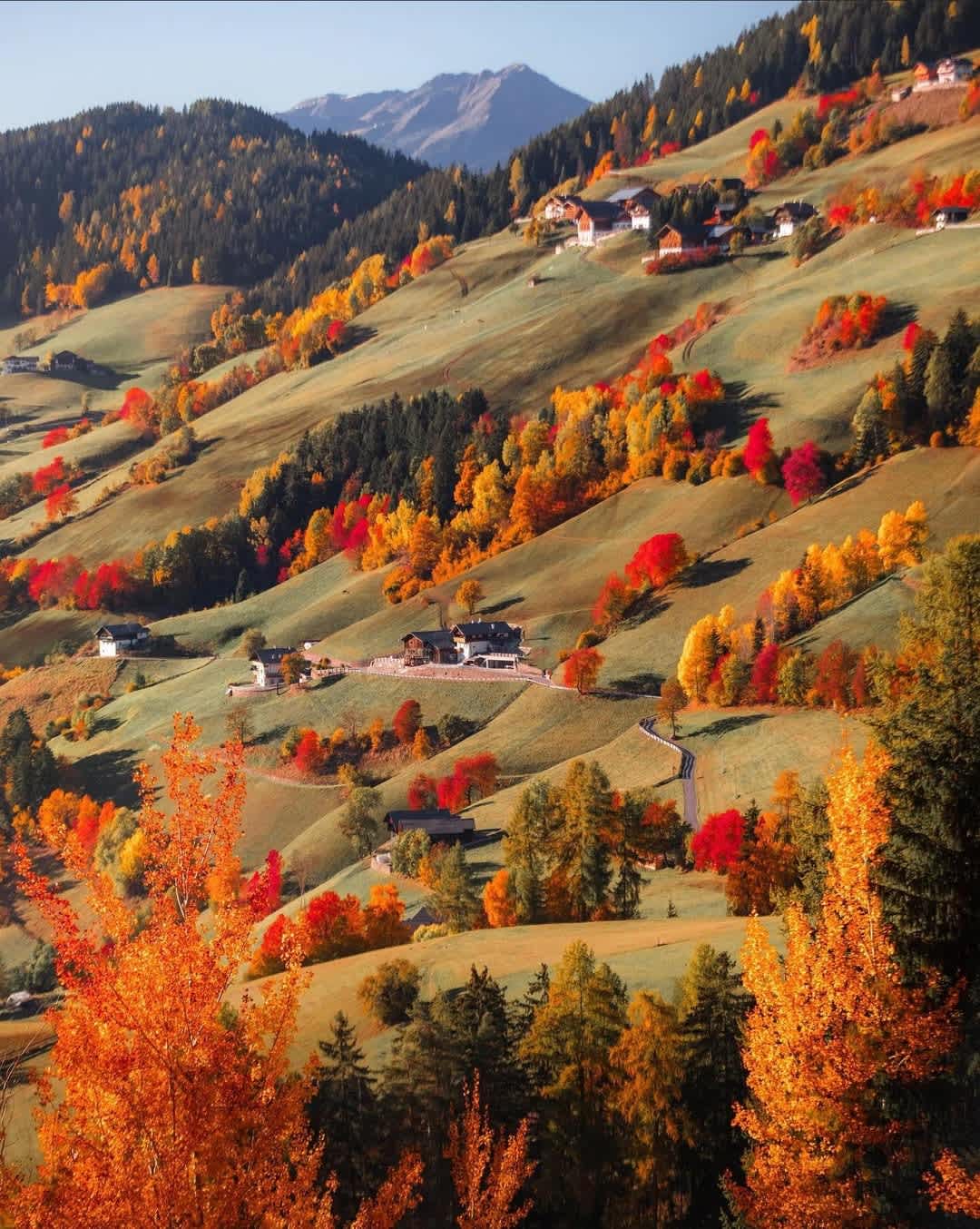 Switzerland Alps autumn colors