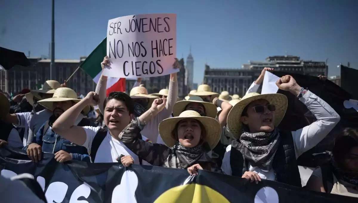 Protesta pacífica Generación Z Ciudad de México