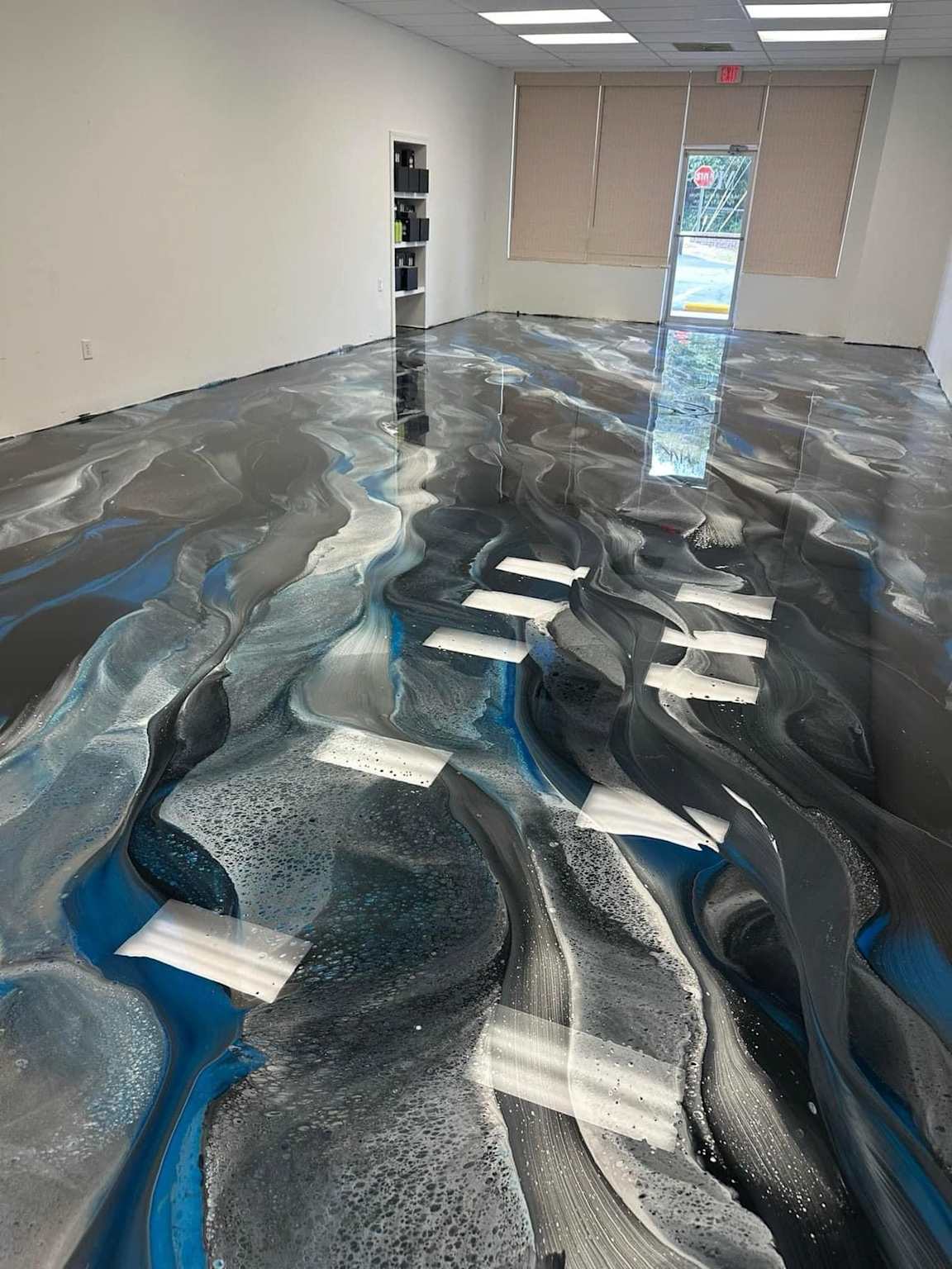 Metallic Epoxy Design