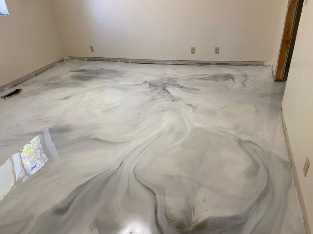 High Gloss Metallic Epoxy